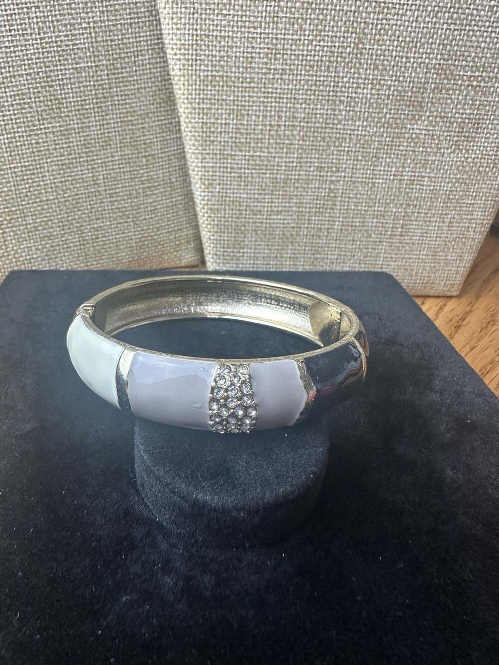 Sequin Nordstrom Multicolor Gold Tone Statement Enamel Bangle Bracelet # 329